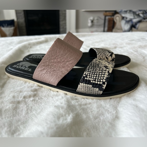 Sorel Ella II Slide Sandal Mauve Vapor Flats in Women's 7.5 - Picture 8 of 11